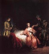 Rembrandt Harmensz Van Rijn Joseph is accused of Potifars wife USA oil painting artist